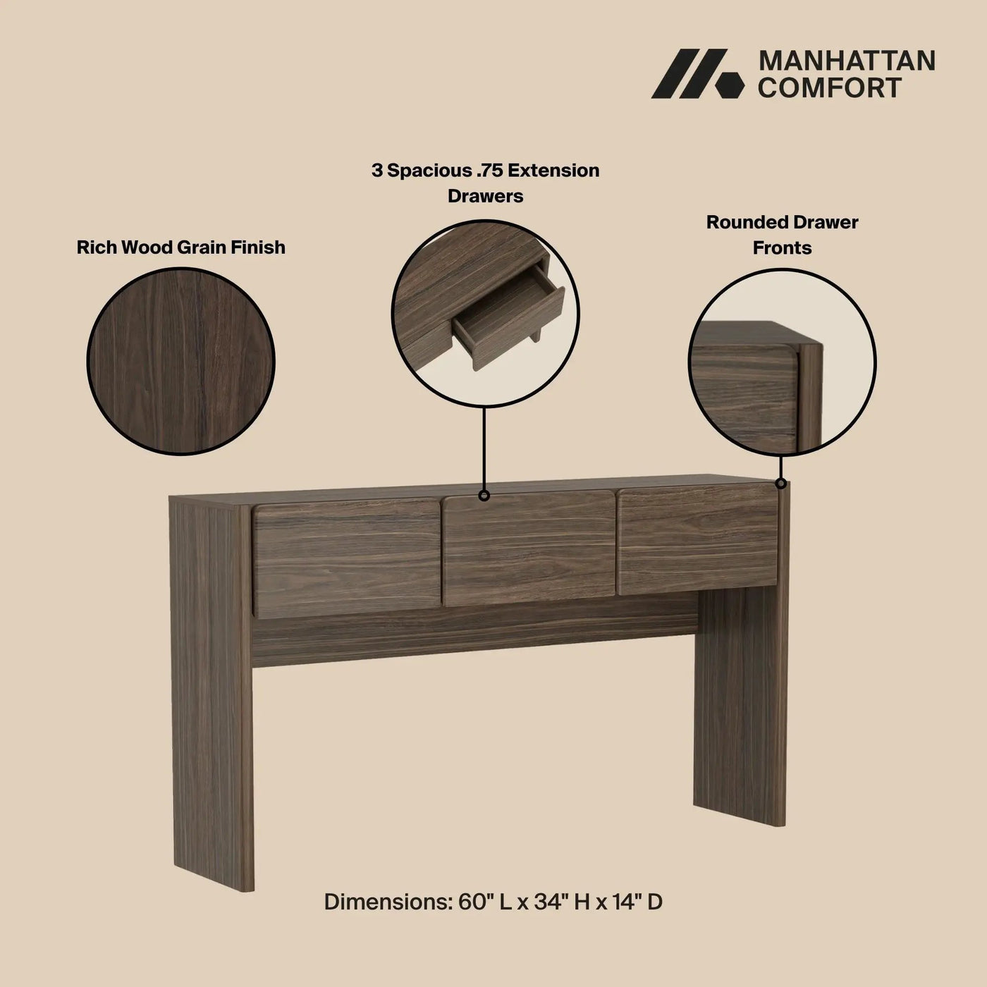 Linda - Console Table by HouseOfZazla