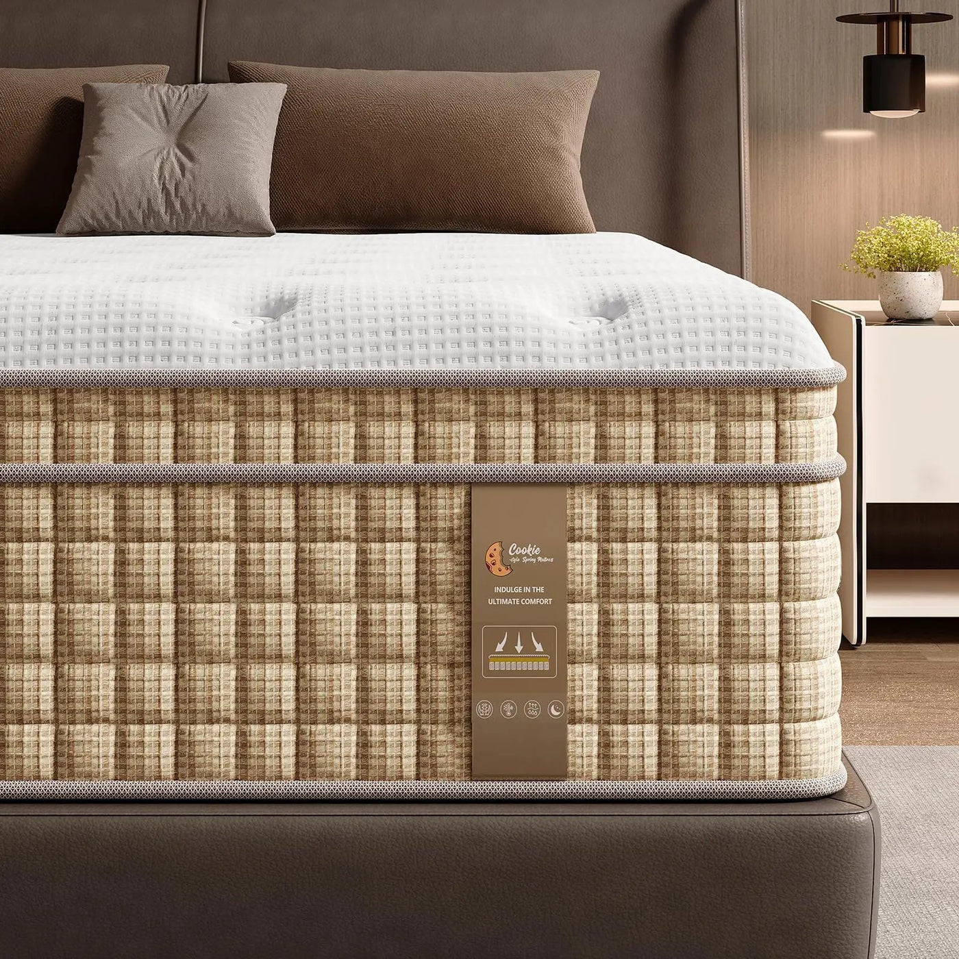 14" Hybrid Mattress With Innerspring & Gel Memory Foam by HouseOfZazla