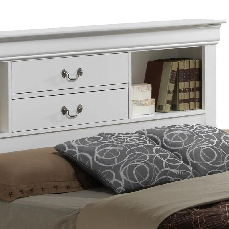 Traditional Style Bookcase Storage Bed by Unique Piece Furniture