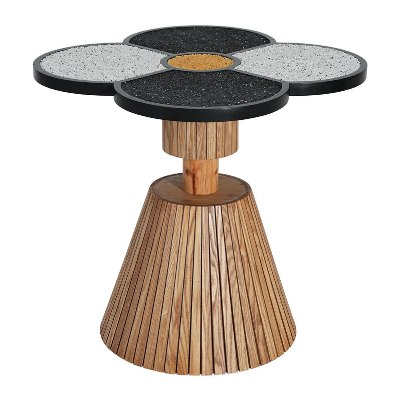 Unique Four-Leaf Clover Side Table for Living Room, Bedroom & Small Spaces by HouseOfZazla
