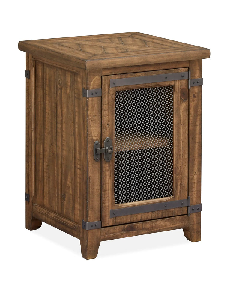 Chesterfield - Chairside End Table - Farmhouse Timber by Unique Piece Furniture