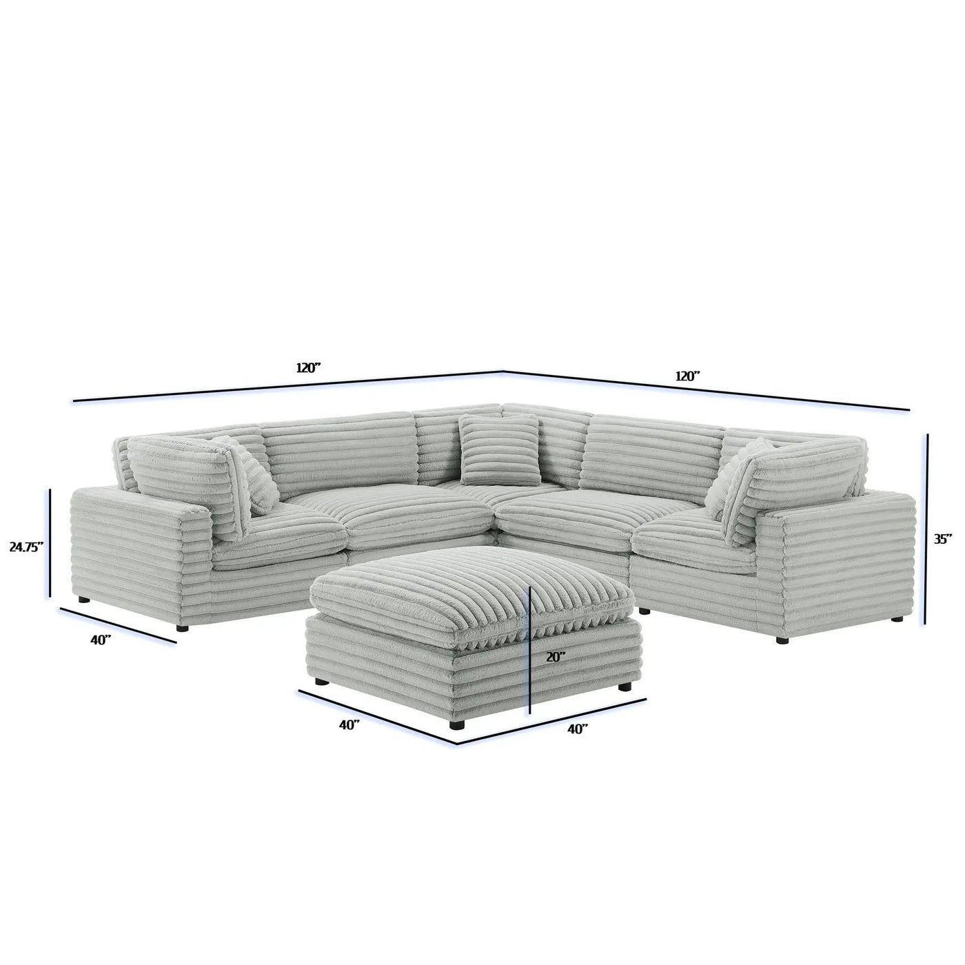Jenny - Modular Sectional by HouseOfZazla