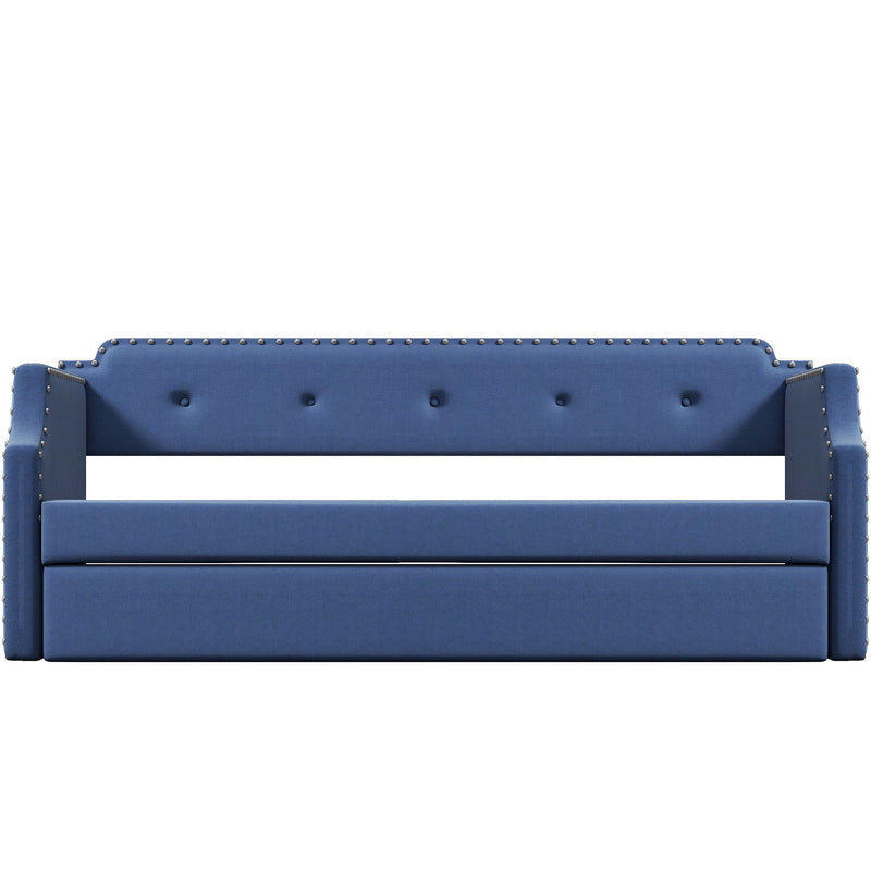 Upholstered Daybed With Trundle