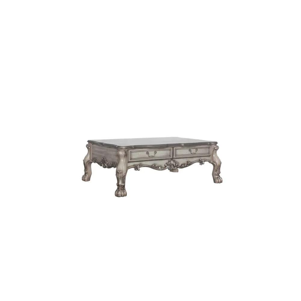 Dresden - 20" Coffee Table - Vintage Bone White by Unique Piece Furniture
