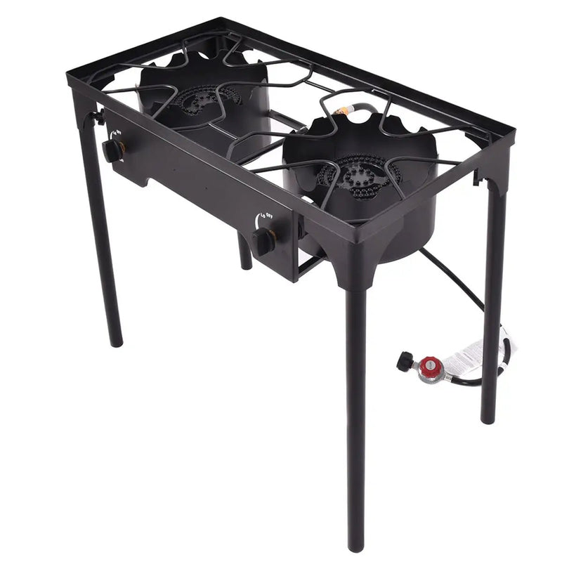 150000 BTU Double Burner Outdoor Stove BBQ Grill by DirectDeals