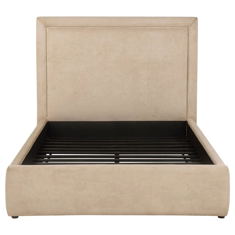 Lawson 54-inch Upholstered Full Platform Bed Light Saddle by Unique Piece Furniture