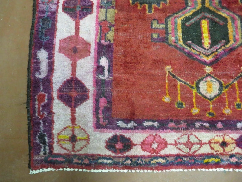 4' X 8' Antique Handmade Turkish Caucasian Kazak Design Wool Rug Veg Dyes Nice by Jewel Rugs