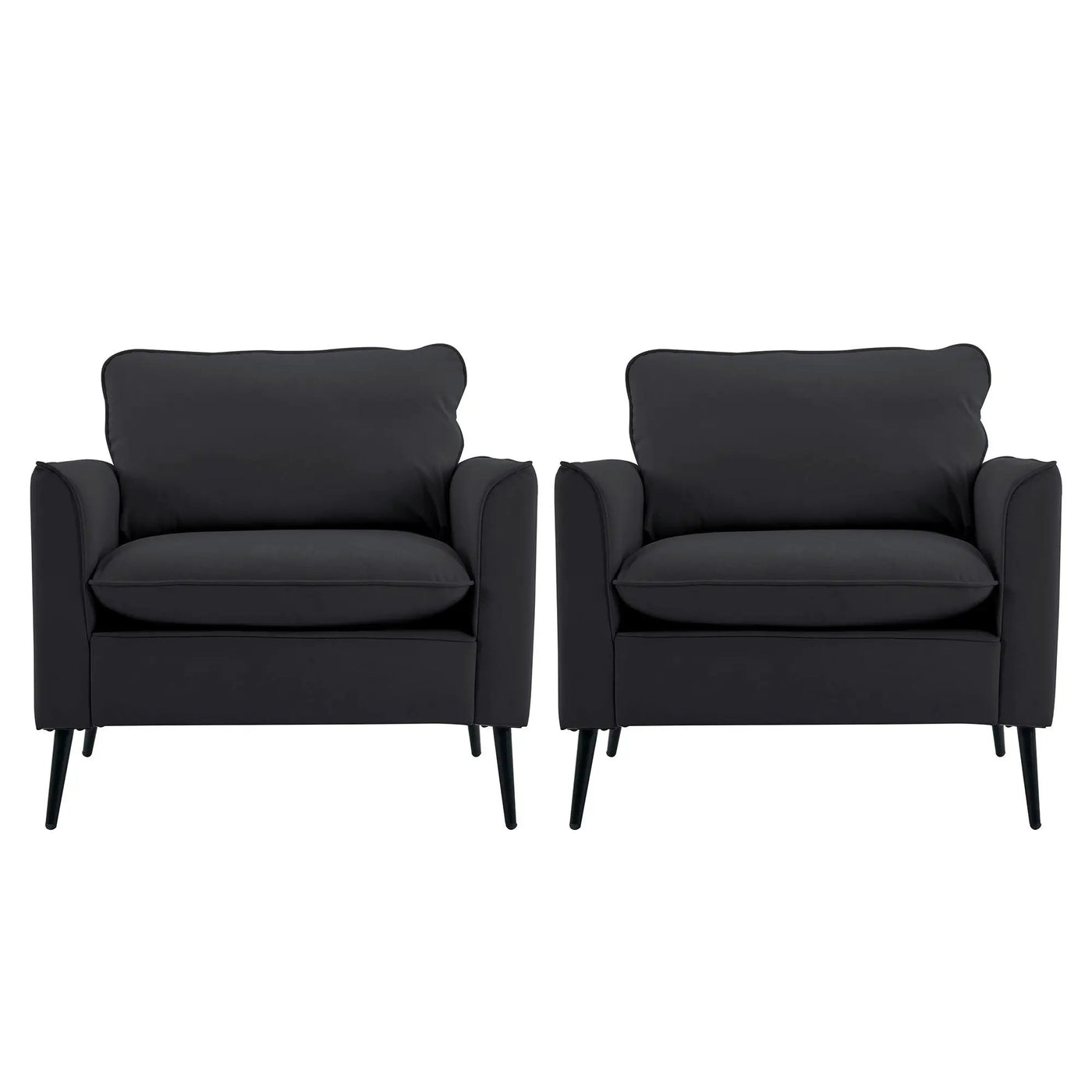 Nordic Retro Light Luxury Upholstered Sofa Chair by HouseOfZazla