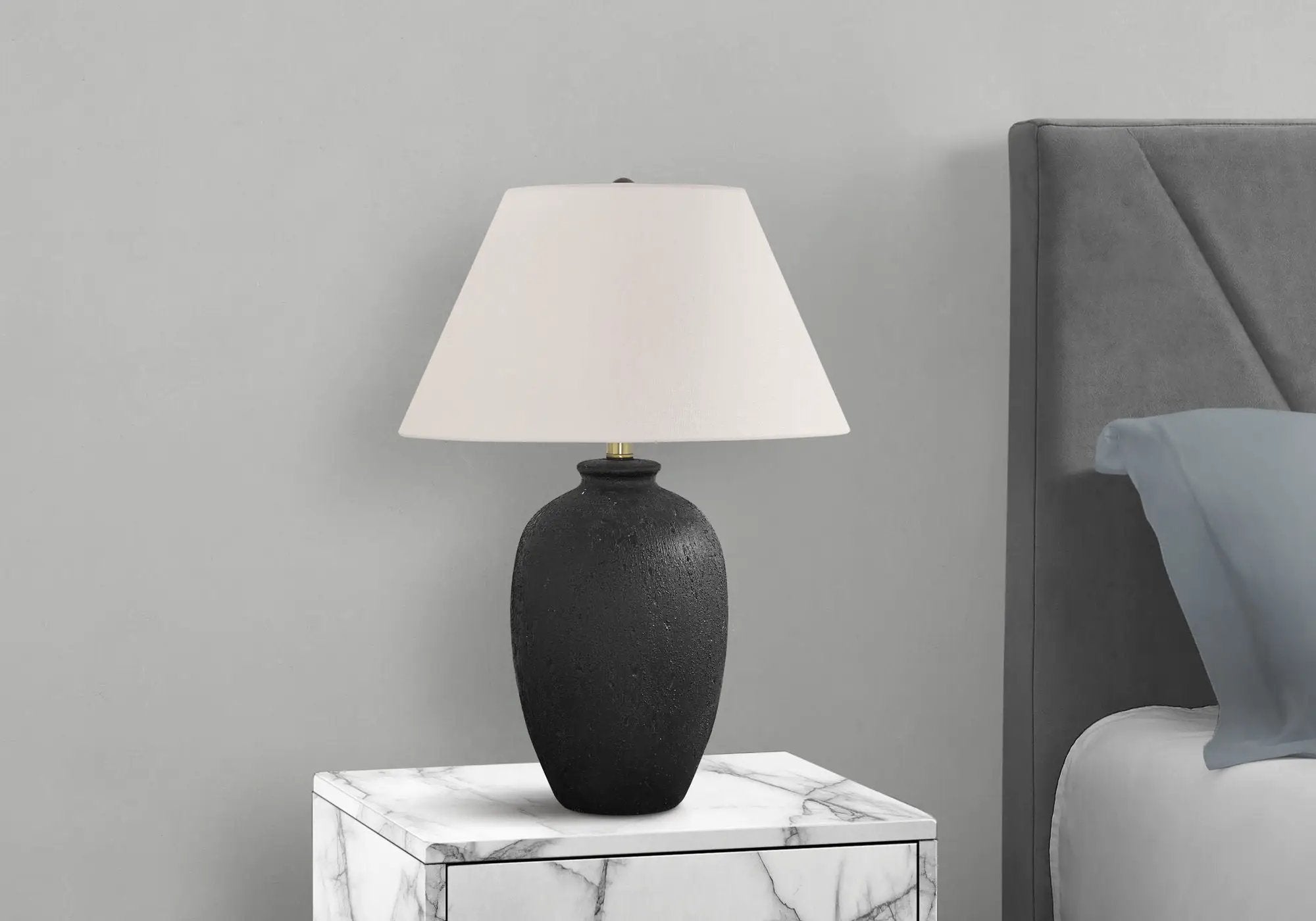 Lighting, Table Lamp, Ceramic, Modern - Black by Unique Piece Furniture