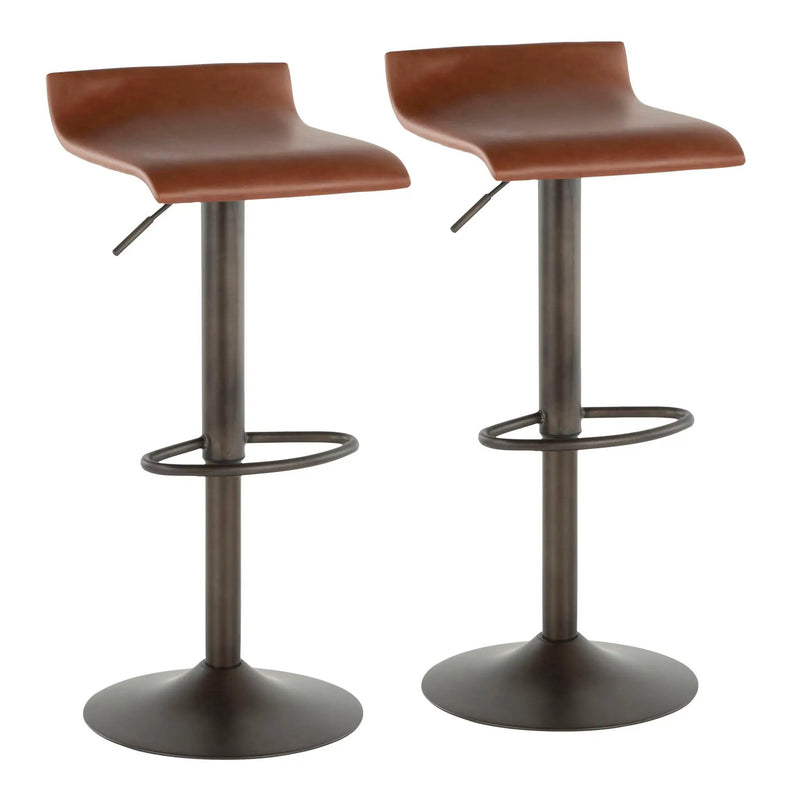 Ale - Industrial Barstool (Set of 2) by Unique Piece Furniture