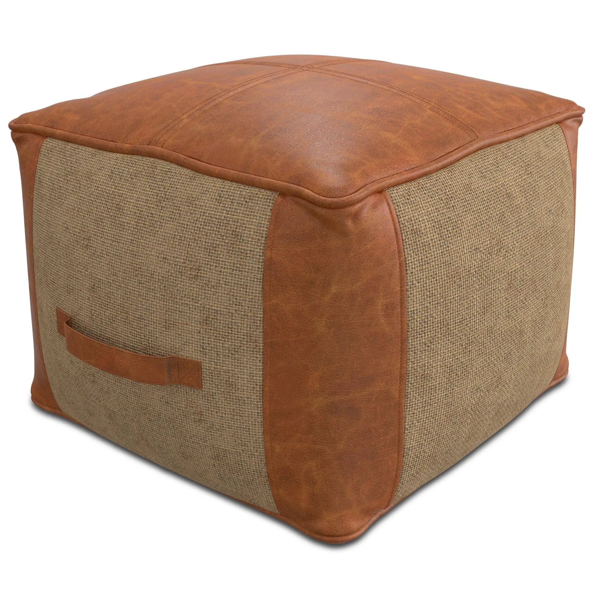 Atkinson - Pouf - Tan by HouseOfZazla