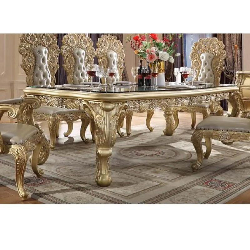 Cabriole - Dining Table - Gold by Unique Piece Furniture