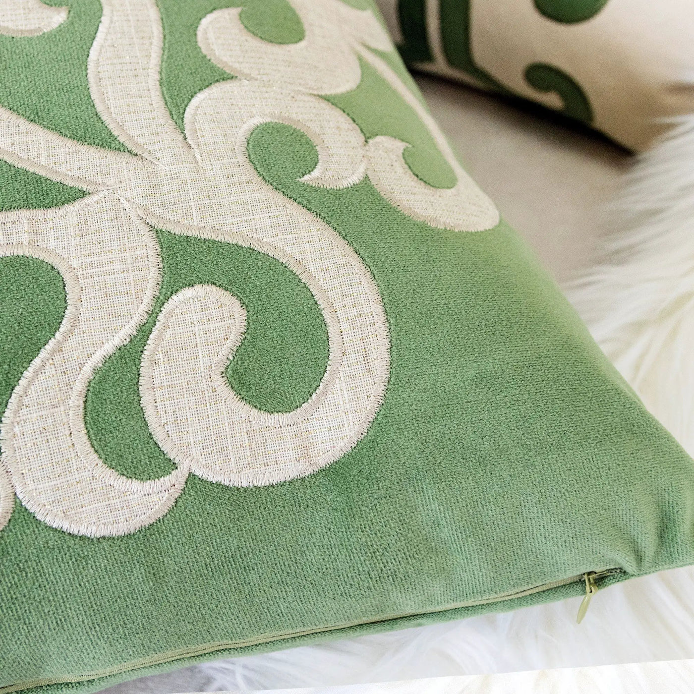 Dora - Pillow Cover With Matching Back by HouseOfZazla