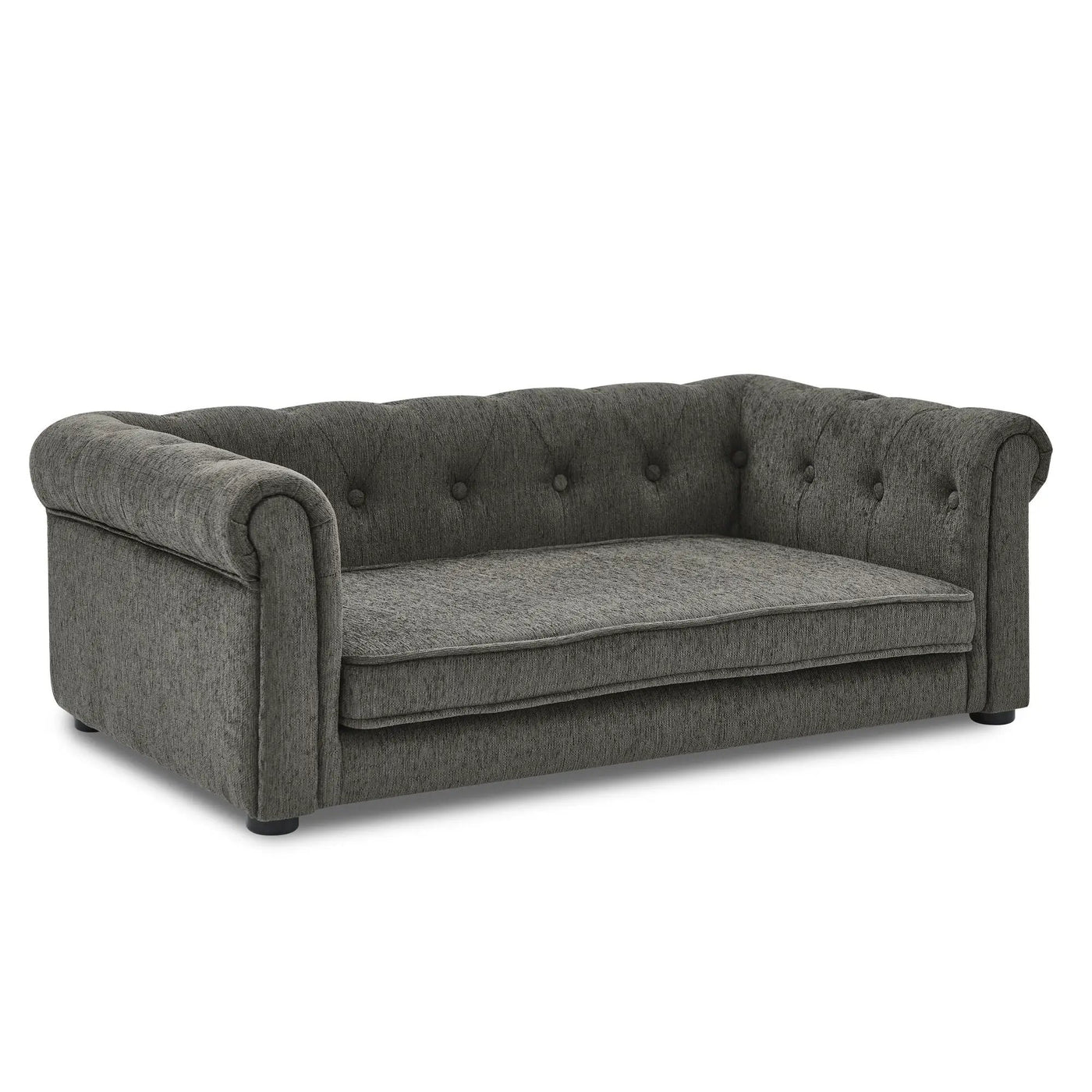 Modern Elegant Rectangle Pet Bed, Durable Elevated Dog Sofa by HouseOfZazla