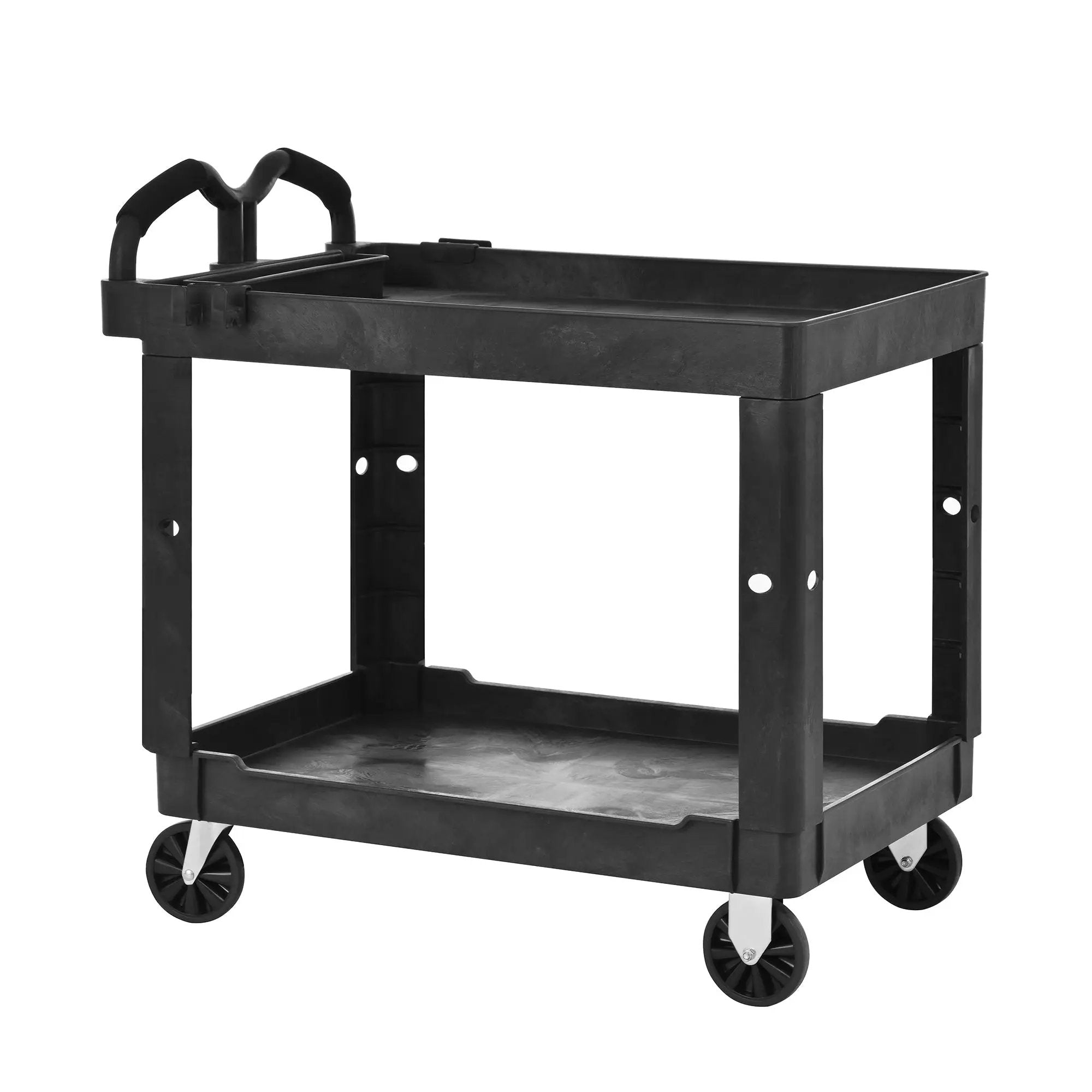 Heavy Duty Tray Top Service Cart with Wheels by HouseOfZazla