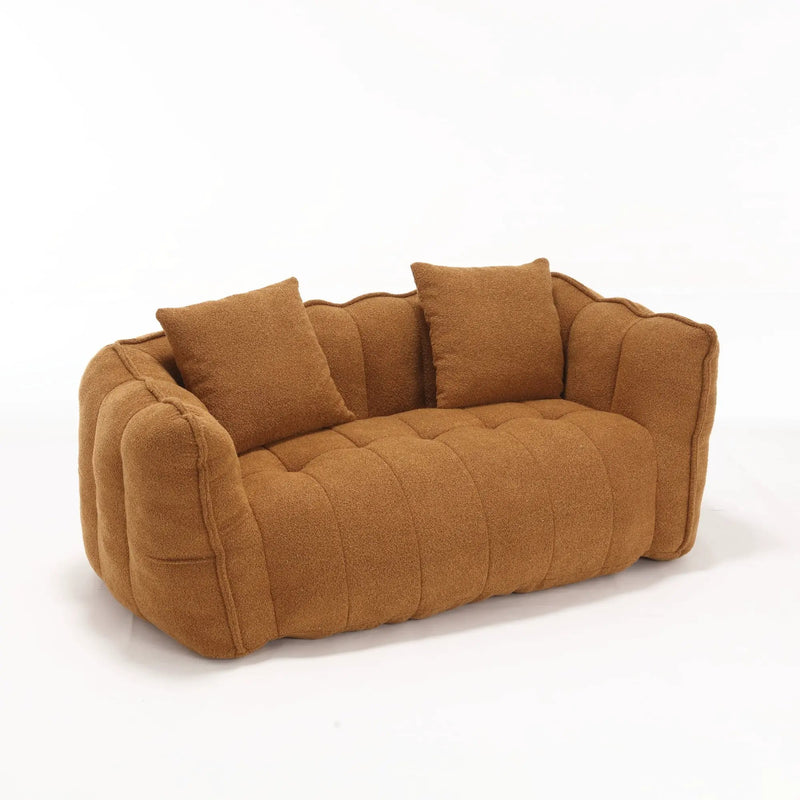 Cozy Beanbag Chair with High Resilience Foam Core by BLAKHOM