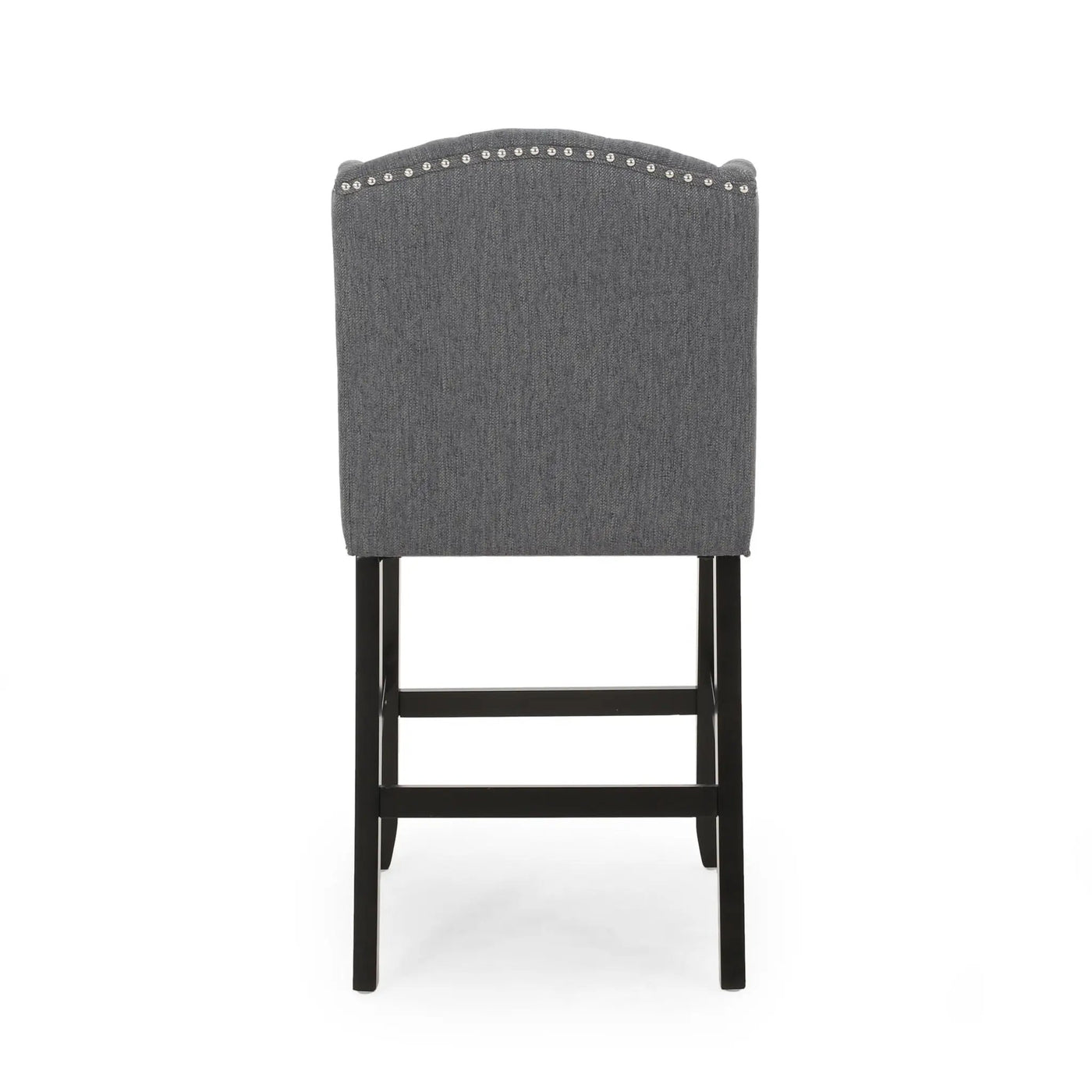 Vienna Fabric Tufted Counter Stool With Nailhead Accents (Set of 2) by HouseOfZazla