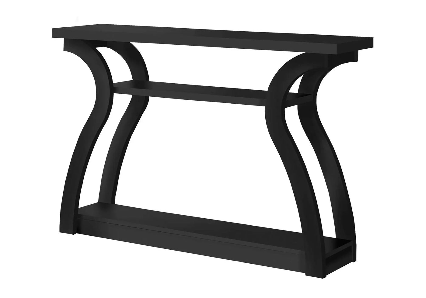 Accent Console Table For Entryway, Unique Curved Design by HouseOfZazla