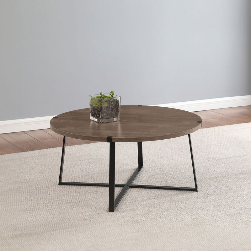 Heyer - Round Table With Open Base by HouseOfZazla