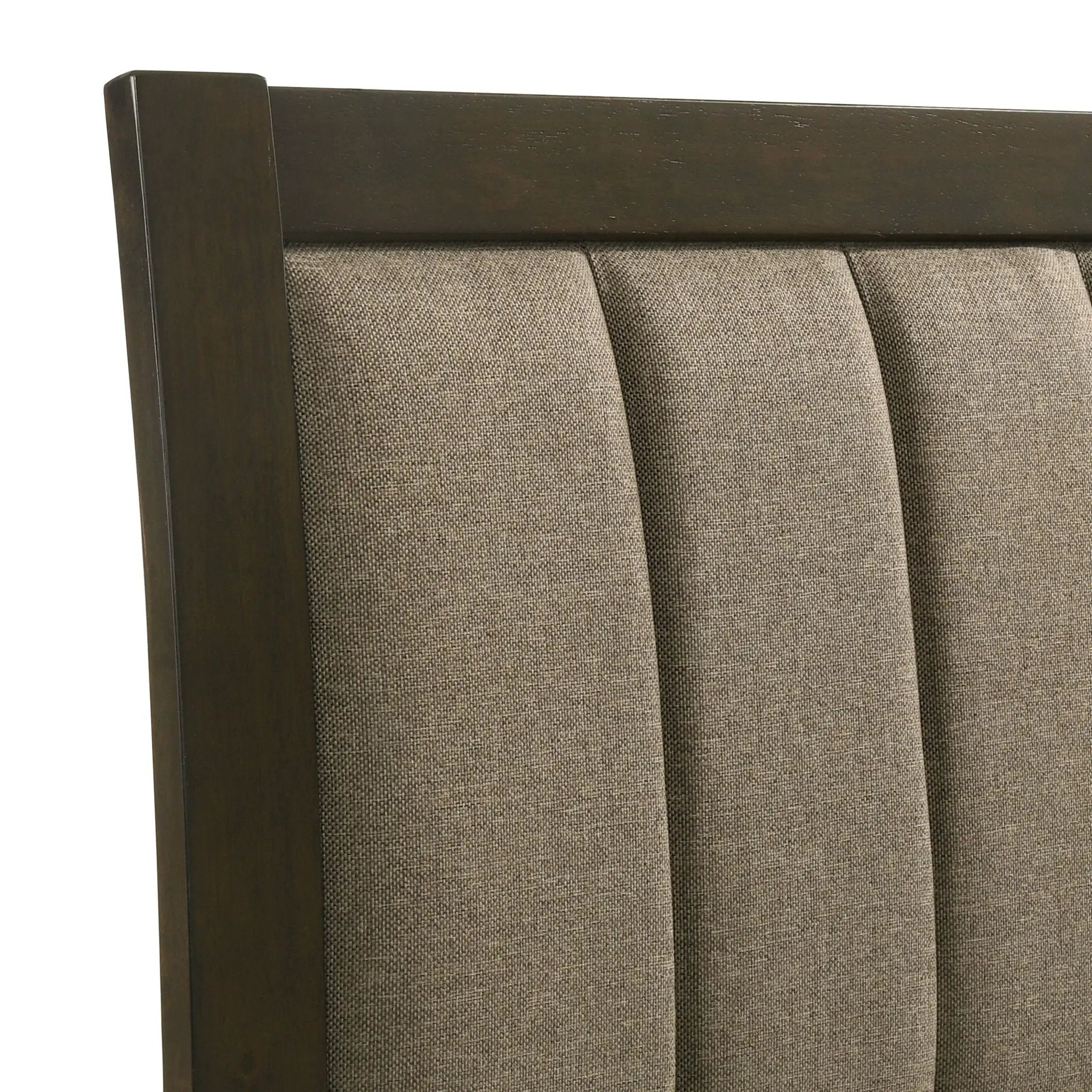 Wilkes 51-inch Upholstered Twin Bed Dark Cocoa by Unique Piece Furniture