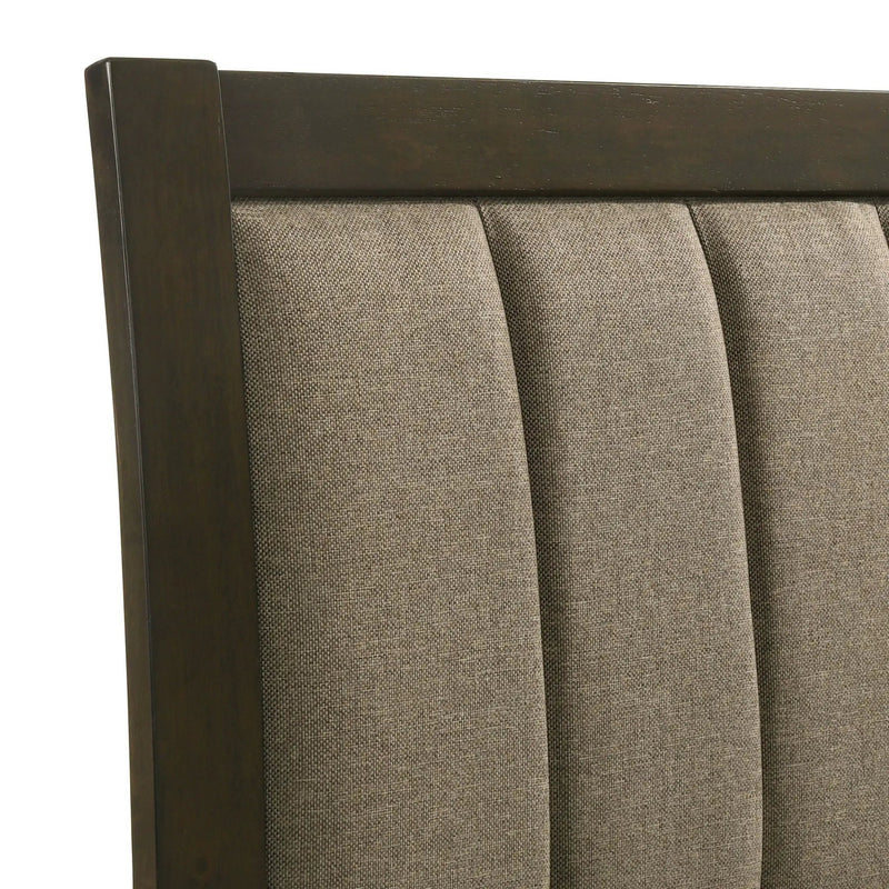 Wilkes 51-inch Upholstered Twin Bed Dark Cocoa by Unique Piece Furniture
