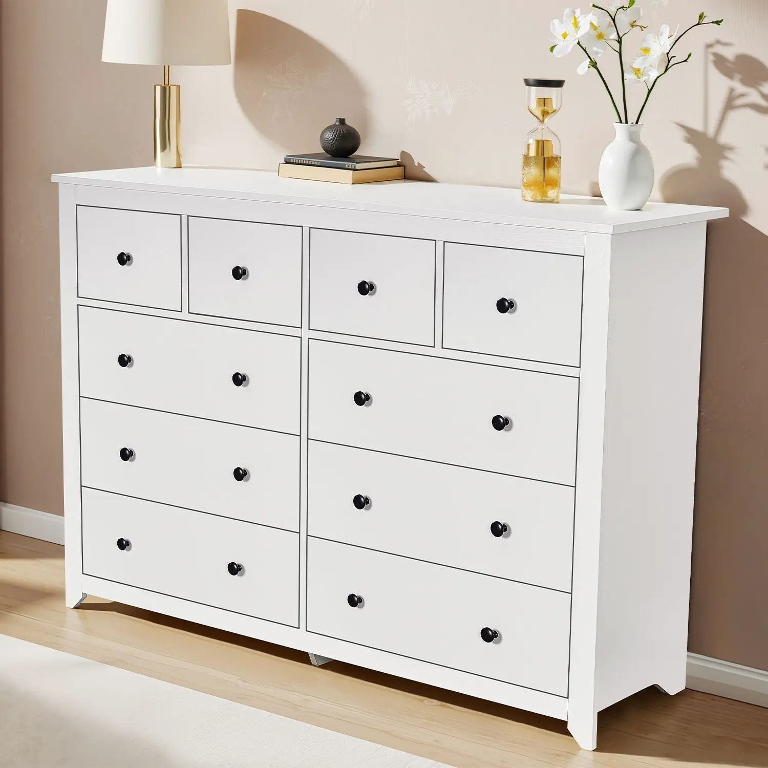 10 Drawer Dresser For Bedroom Ample Storage by HouseOfZazla