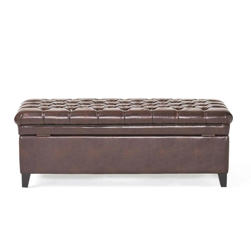 Juliana Storage Ottoman With Birch Legs by HouseOfZazla