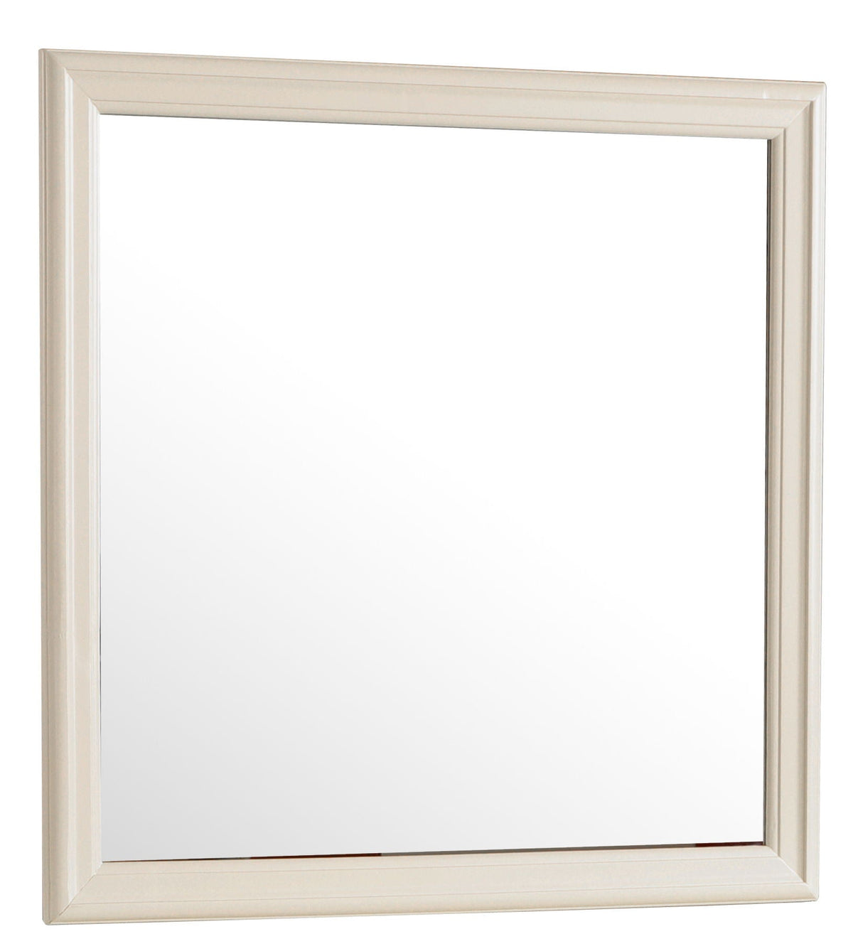 Traditional Wall Mirror with Wood Veneer Frame - Multiple Colors, photo 37 of 40