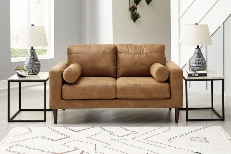 Telora - Loveseat - Caramel by Unique Piece Furniture