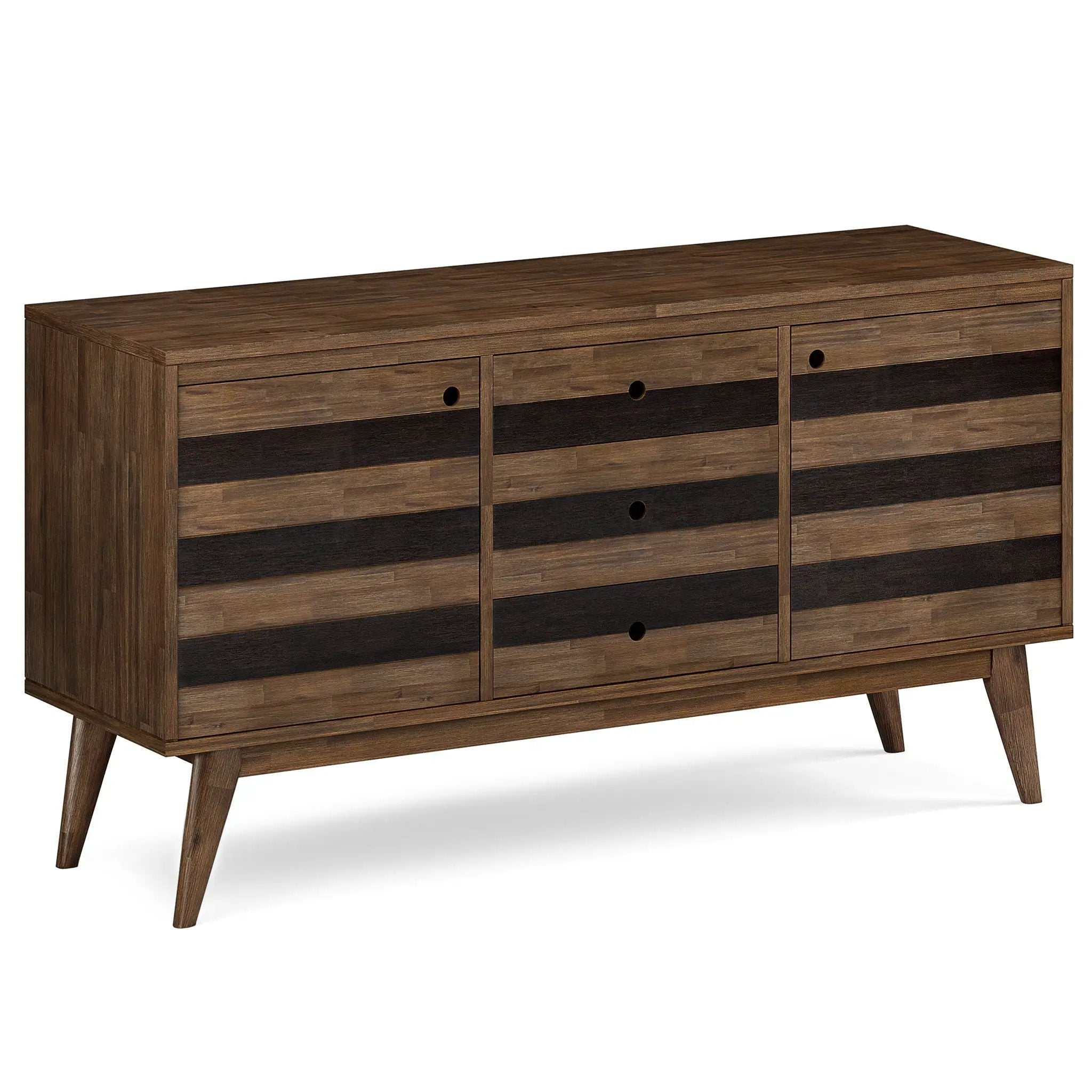 Clarkson - Sideboard Buffet - Rustic Natural Aged Brown by HouseOfZazla