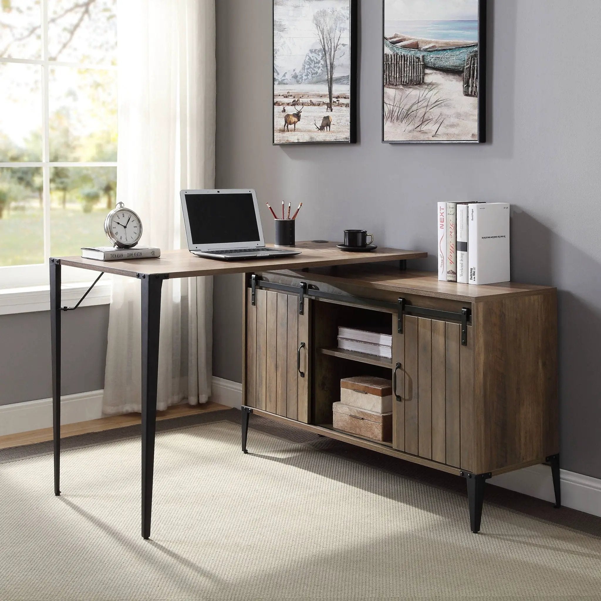 Zakwani - Writing Desk - Wood by Unique Piece Furniture