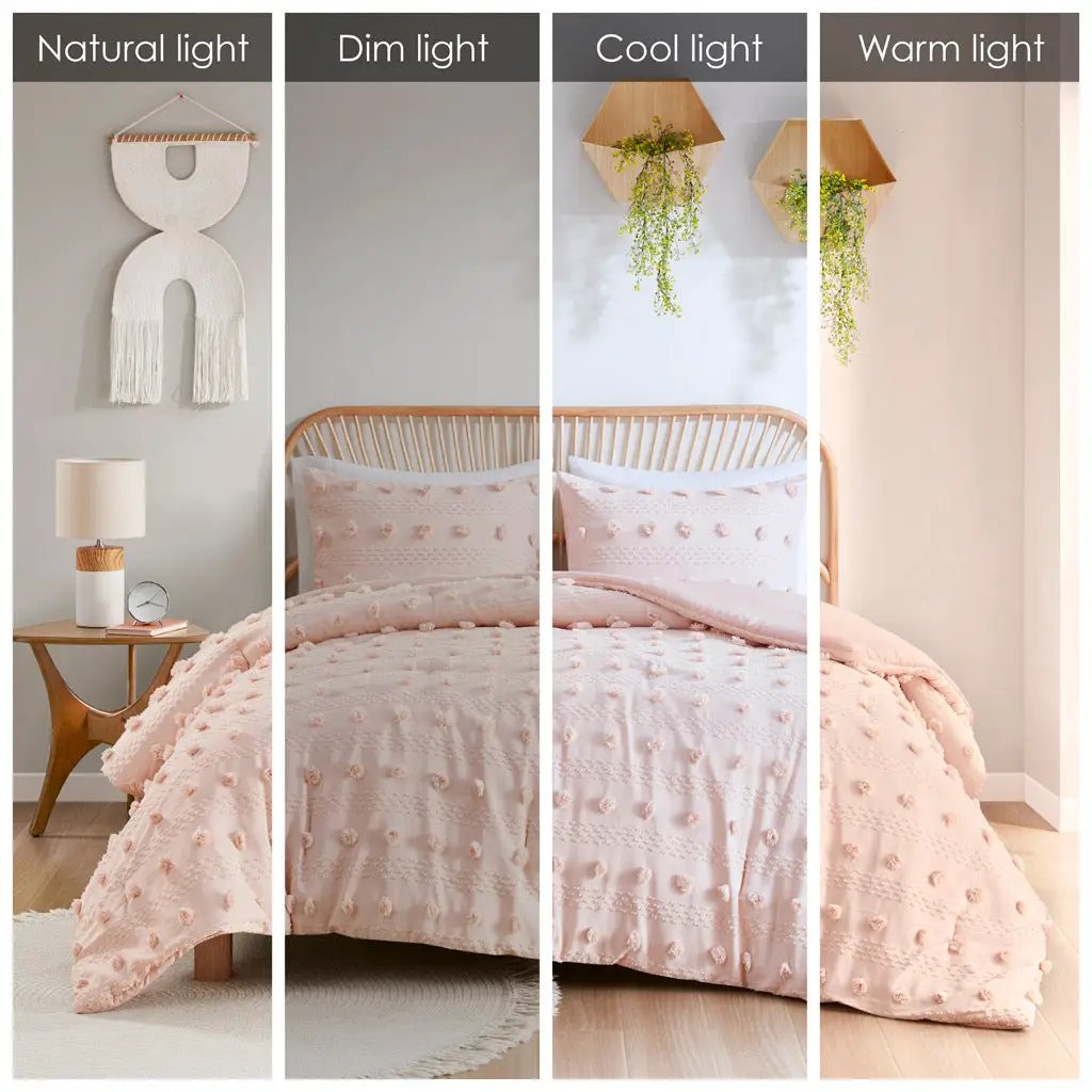 Full/Queen Clip Jacquard Comforter Set by HouseOfZazla