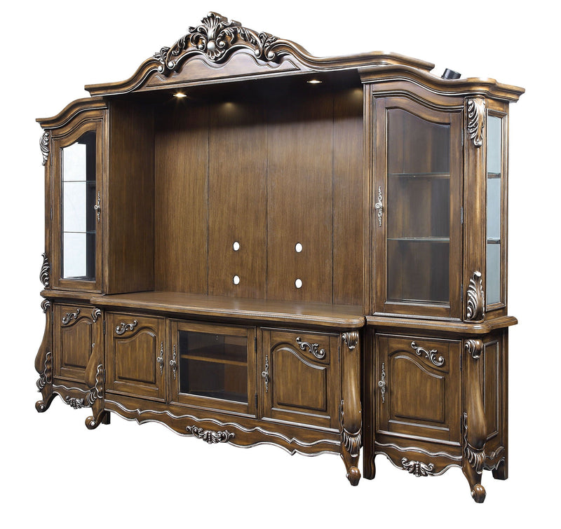 Latisha Entertainment Center - Antique Oak, photo 3 of 4