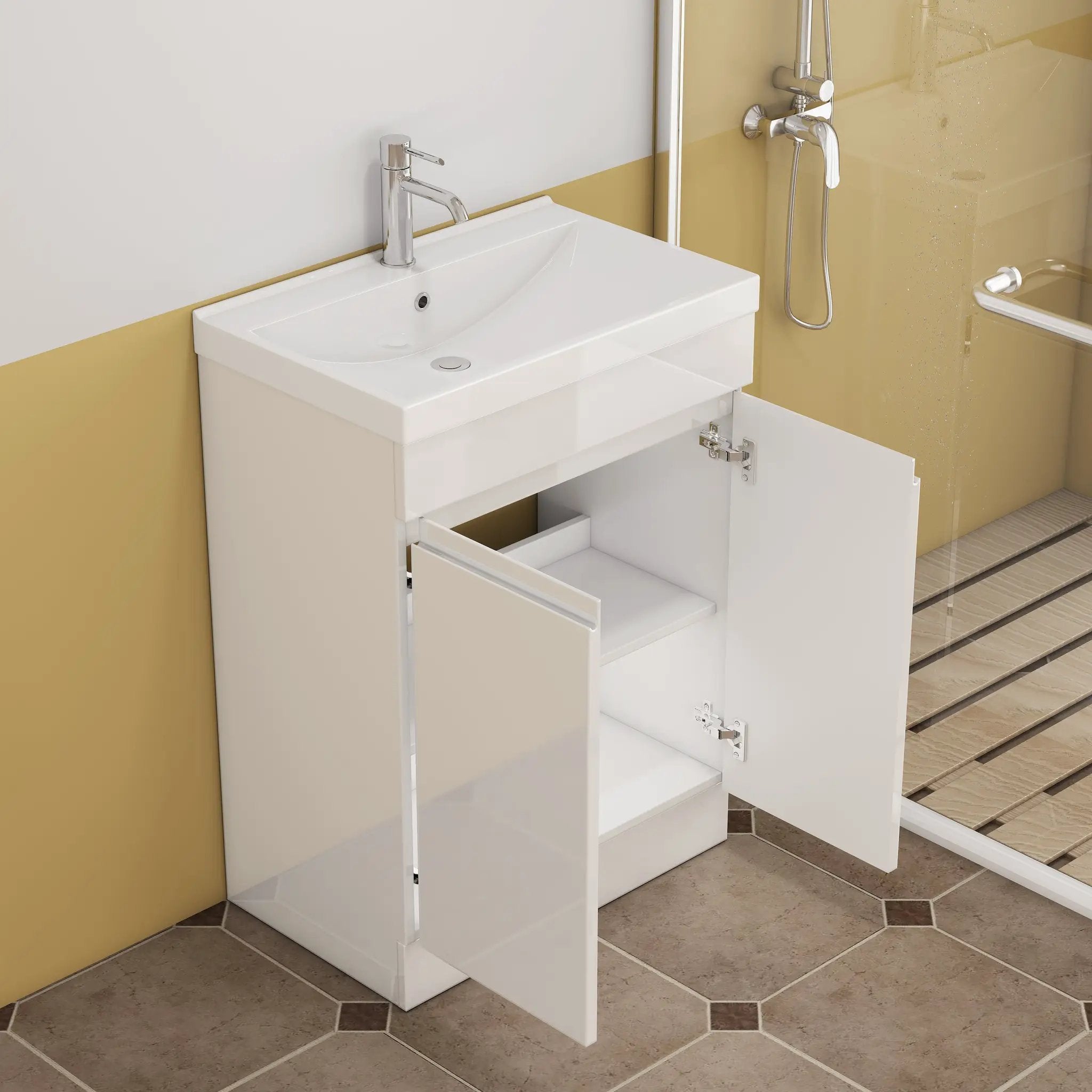 24-Inch Bathroom Vanity With Sink Combo by HouseOfZazla