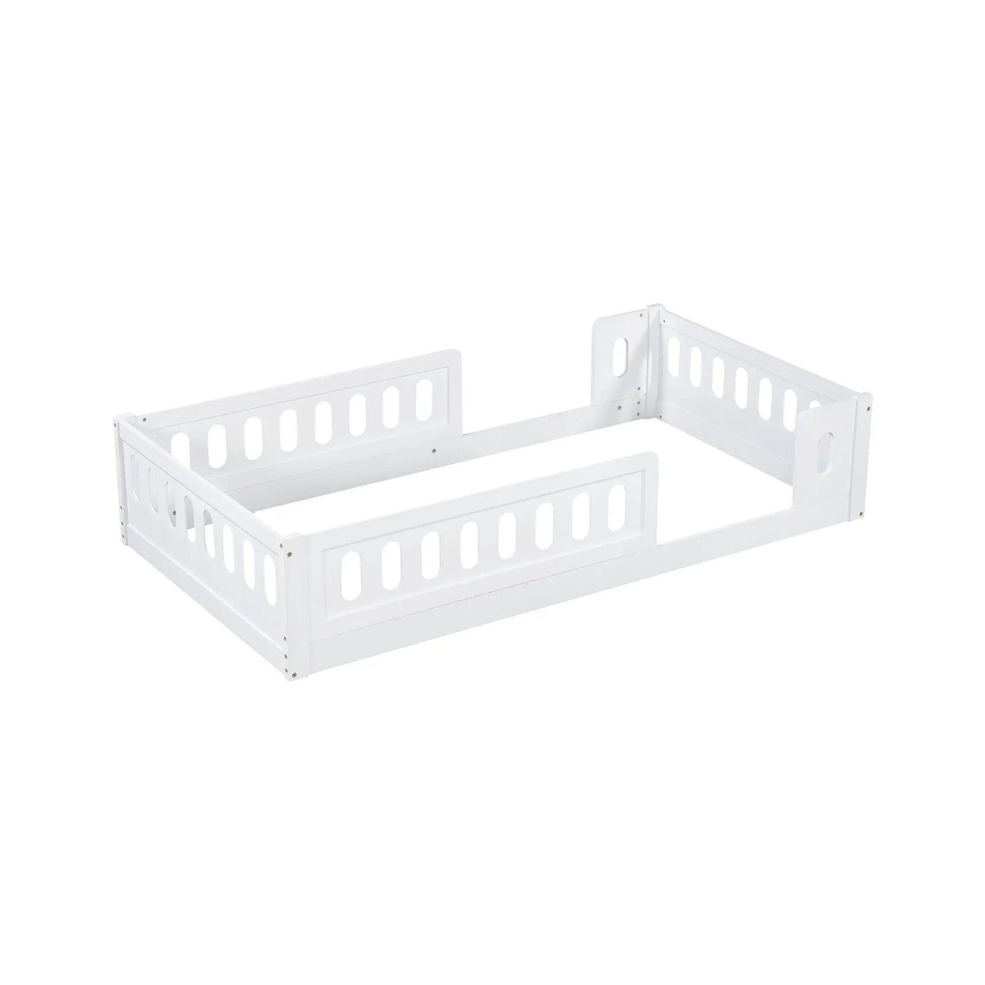 Platform Bed With Guardrail by HouseOfZazla