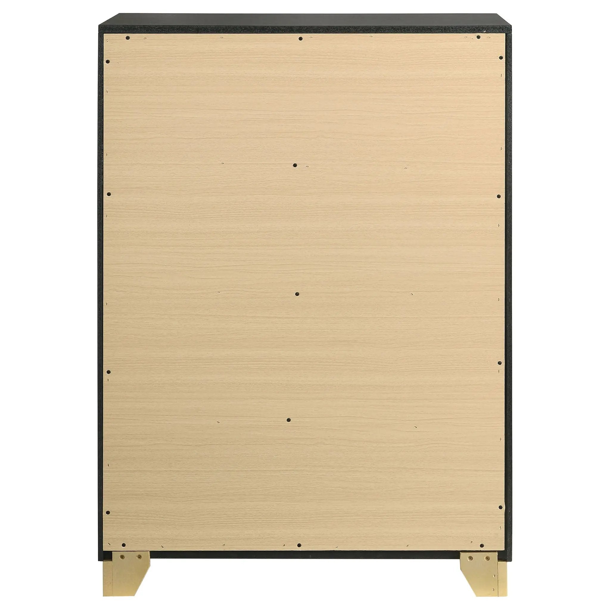 Caraway 4-drawer Bedroom Chest Black by Unique Piece Furniture