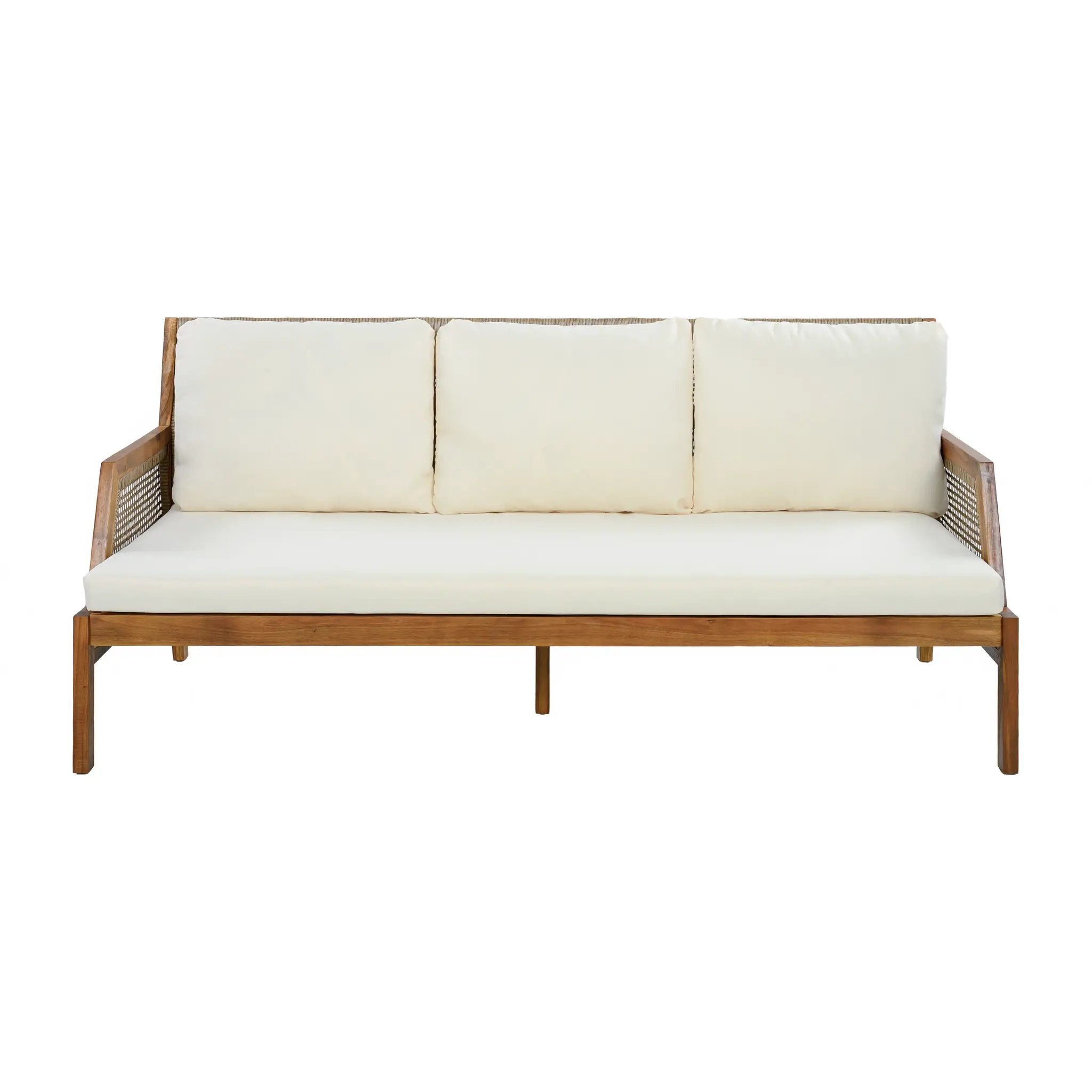 3 Piece Acacia Wood Patio Furniture Set with Coffee Table by HouseOfZazla