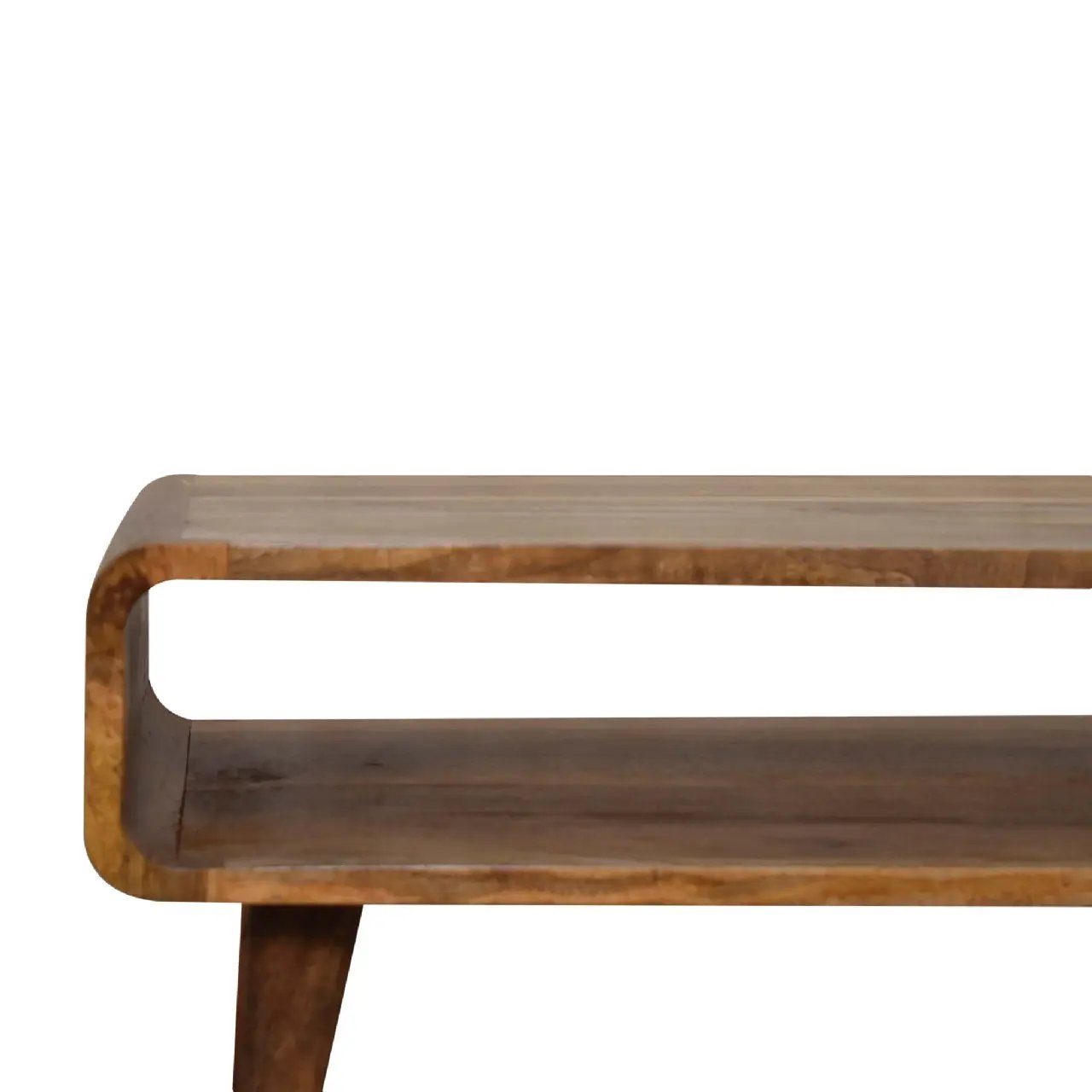 Solid Wood Media Unit, Open Slot, Oak-ish by HouseOfZazla