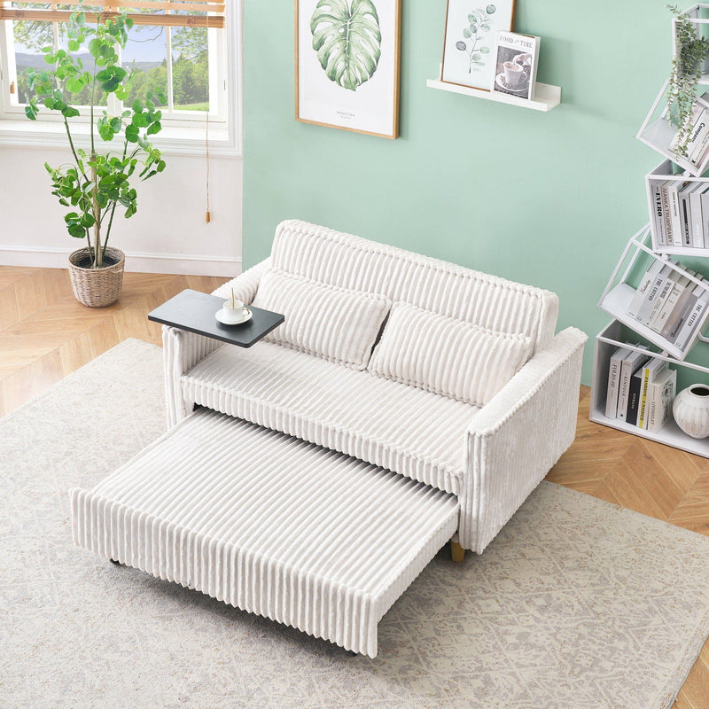 Pull Out Sofa With Movable Tabletop And USB Ports by HouseOfZazla