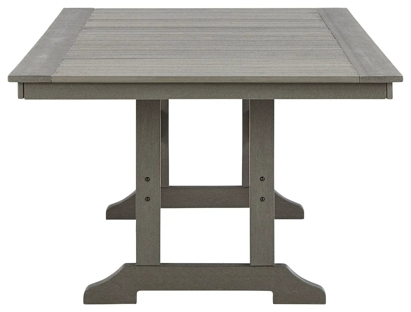 Visola - RECT Dining Table w/Umb OPT - Gray by Unique Piece Furniture