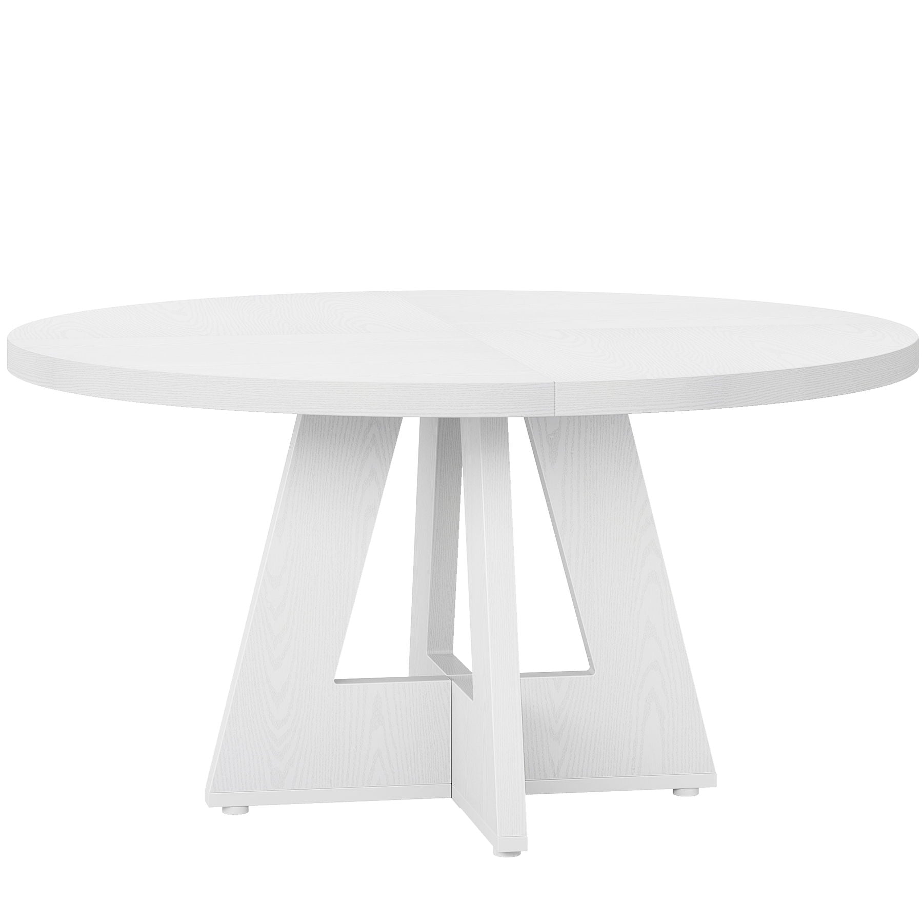 Round Dining Cross Base Kitchen Table by HouseOfZazla