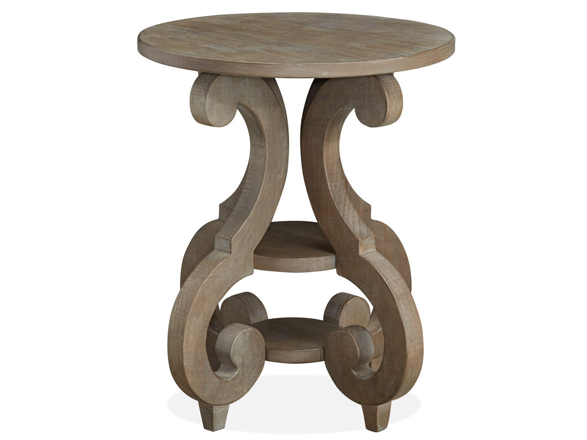 Tinley Park - Round Accent End Table - Dove Tail Gray, photo 5 of 6