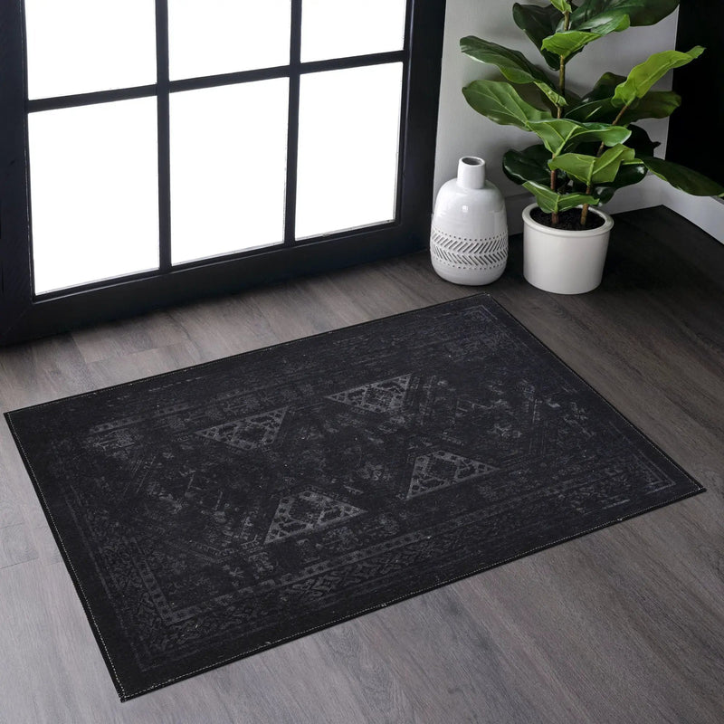 Maval - Trendy Area Rug, Washable by Unique Piece Furniture
