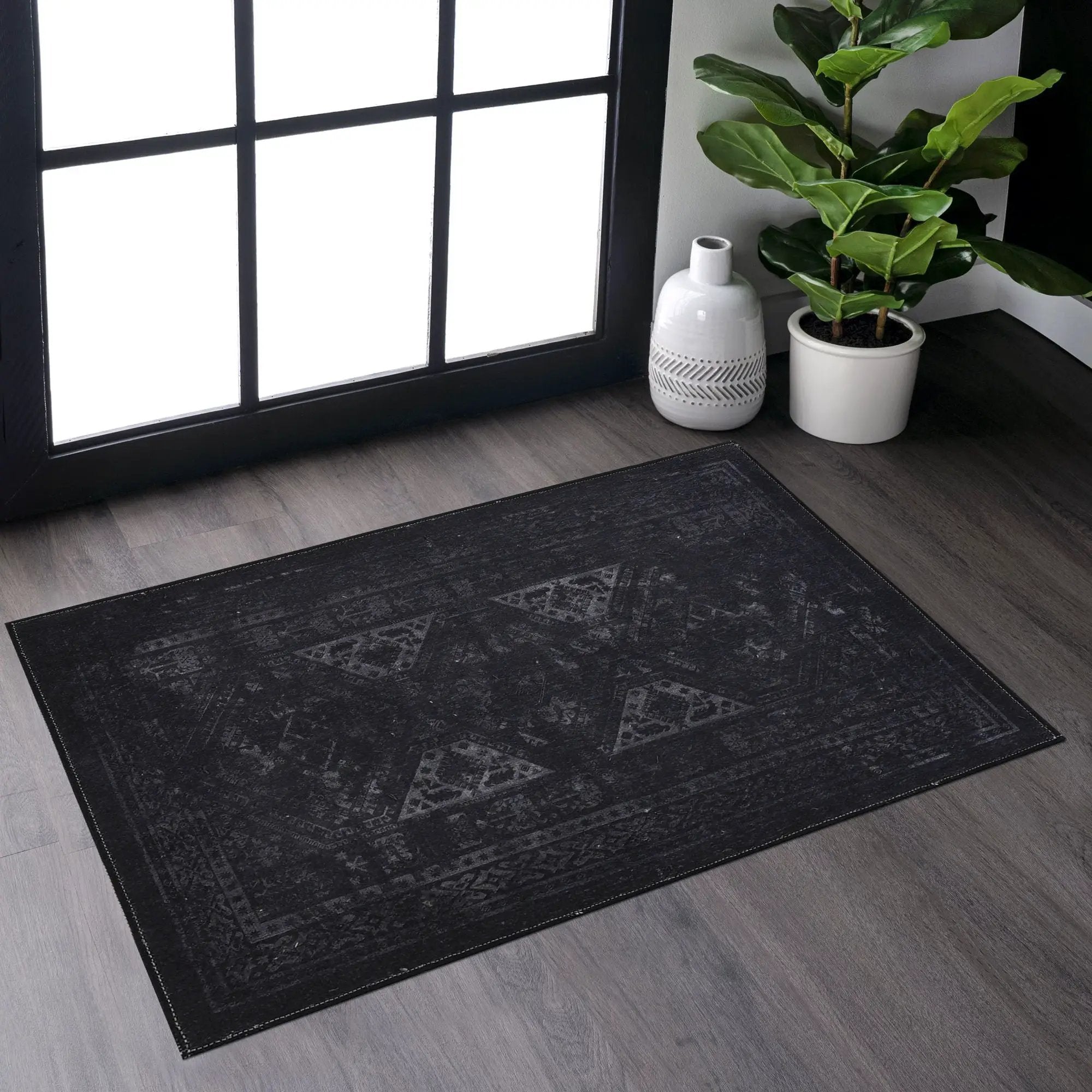 Maval - Trendy Area Rug, Washable by HouseOfZazla