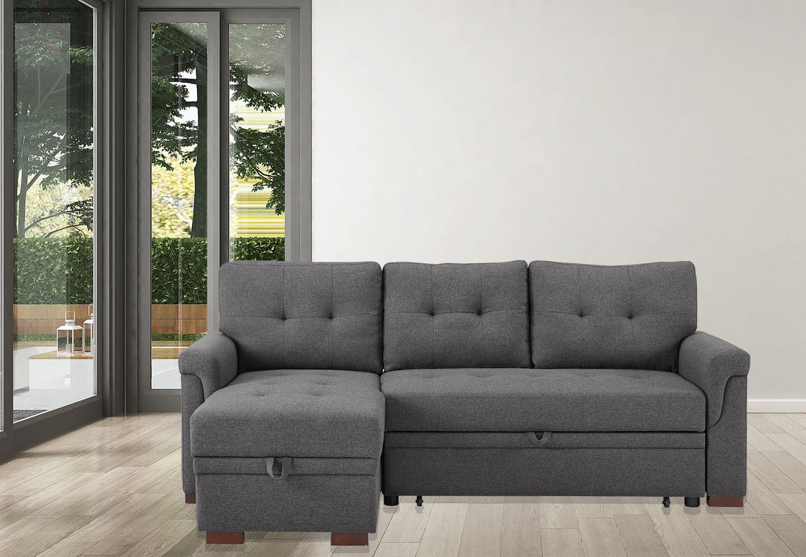 Destiny - Reversible Sleeper Sectional Sofa With Storage Chaise, photo 2 of 13
