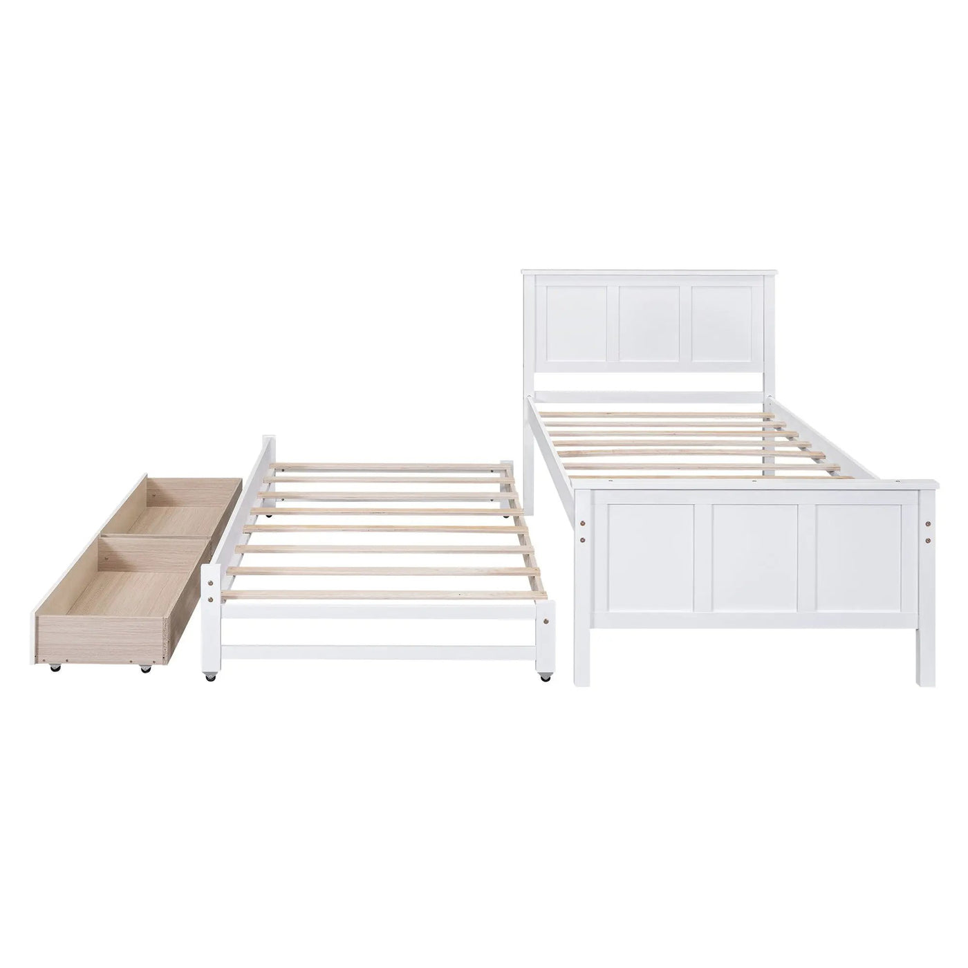 Platform Bed With Trundle And Drawers by HouseOfZazla