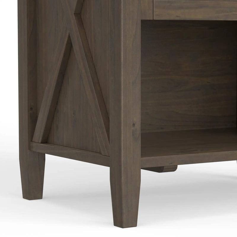 Ela - Bedside Table - Smoky Brown by Unique Piece Furniture