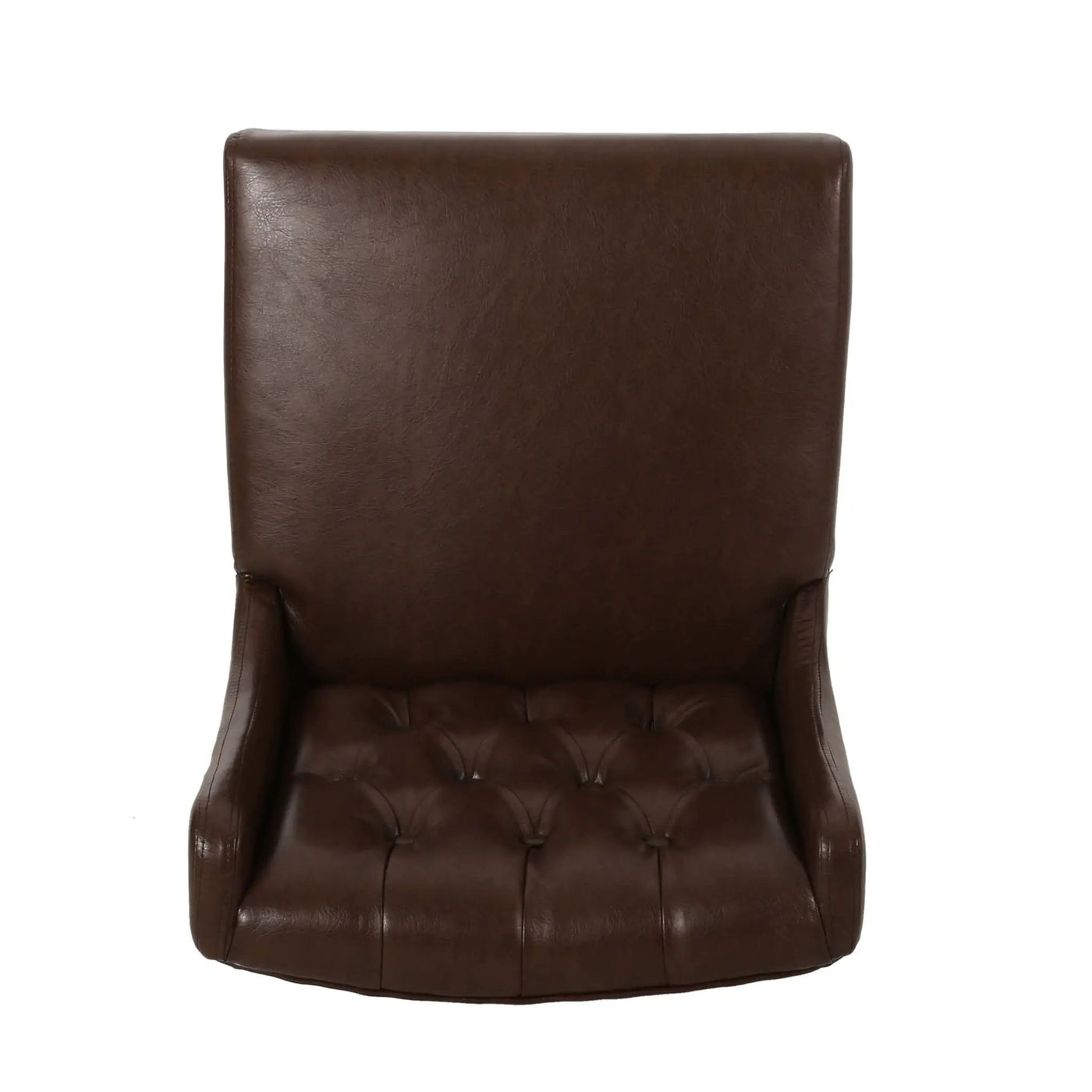 Solstara Upholstered Dining Barstool with Button Tufted and Wing Back by HouseOfZazla