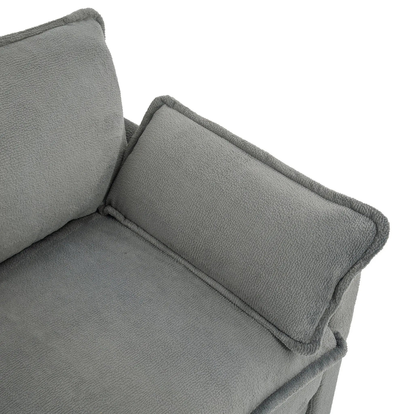 Modern Single Seat Accent Chair With Side Storage Pockets by HouseOfZazla