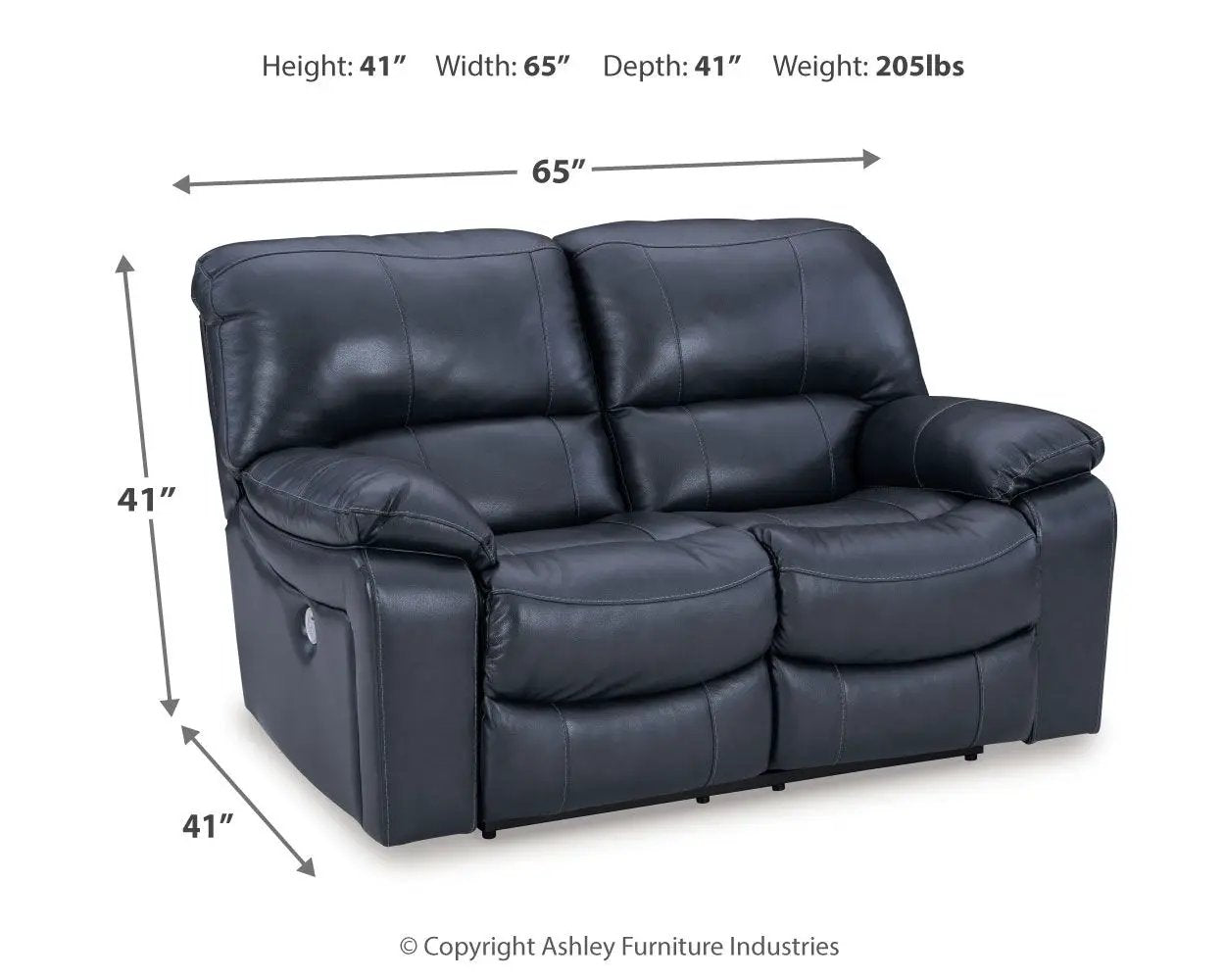 Leesworth - Reclining Loveseat by Unique Piece Furniture